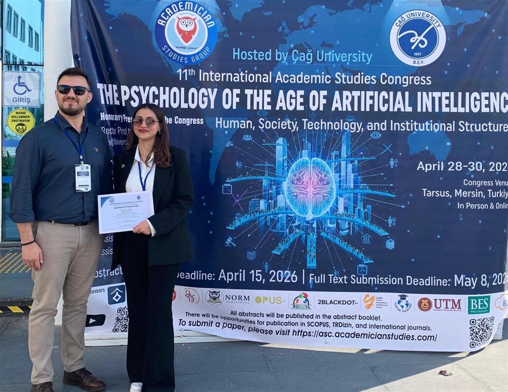 "The Psychology of the Age of Artificial Intelligence" Kongre Katılımı